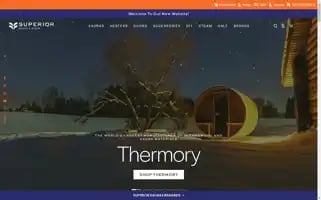 Superiorsaunas.com Screenshot 2024-05-04 08:33:32