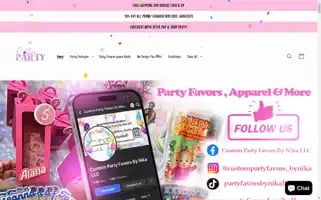 Partyfavorsbynikallc.com Screenshot 2024-04-27 10:46:03