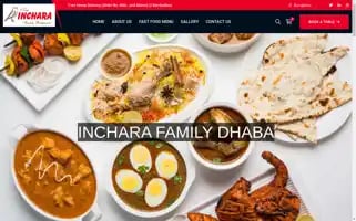 Incharafamilydhaba.com Screenshot 2024-05-27 19:07:34