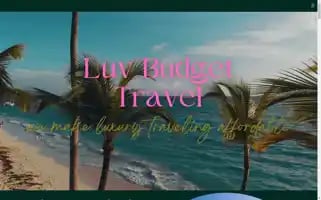 Luvbudgettravel.com Screenshot 2024-04-17 07:47:38