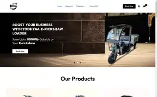 Indiaevcorporation.com Screenshot 2024-05-27 05:41:05