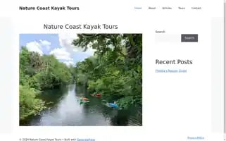 Naturecoastkayaktours.com Screenshot 2024-04-12 07:35:51