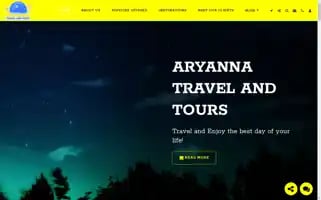 Aryannatravelandtours.com Screenshot 2024-04-17 04:39:45