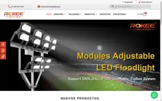 Rokeelighting.pe Screenshot 2024-07-10 05:49:11