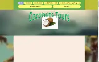 Coconuts-tours.com Screenshot 2024-04-24 08:43:37