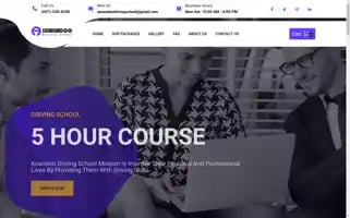 Aanandoodrivingschool.com Screenshot 2024-07-08 13:20:46