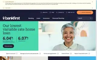 Bankfirst.com.au Screenshot 2024-07-01 08:49:54