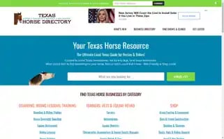 Texashorsedirectory.com Screenshot 2024-05-14 06:44:32