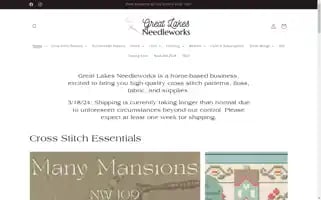Greatlakesneedleworks.com Screenshot 2024-04-18 07:18:02