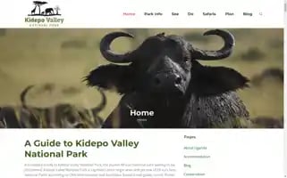 Kidepovalleynationalpark.com Screenshot 2024-07-04 18:47:03