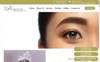 Laprincessespa.com Screenshot 2024-05-16 05:09:58