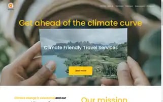 Climatefriendlytravelservices.com Screenshot 2024-04-23 20:13:12