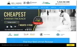 Safaandmarwatours.co.uk Screenshot 2024-04-15 12:40:06