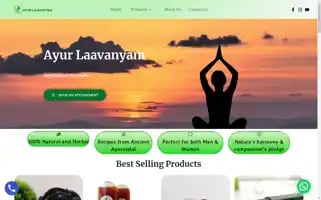 Ayurlaavanyam.com Screenshot 2024-05-22 14:54:16