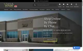 Tonysappliance.com Screenshot 2024-05-14 13:37:15