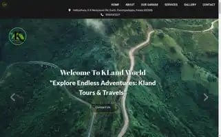 Klandtoursandtravels.com Screenshot 2024-04-25 12:15:46