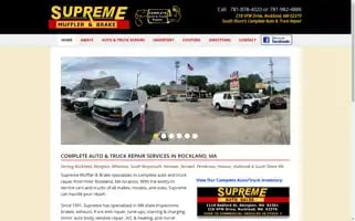 Suprememufflerandbrake.com Screenshot 2024-05-14 03:40:59