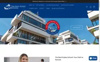 Therealestateschool.us Screenshot 2024-05-20 14:19:13