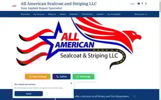 Allamericansealcoatandstriping.com Screenshot 2024-04-25 20:01:32