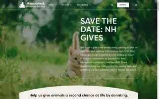 Monadnockhumanesociety.org Screenshot 2024-06-13 13:23:54
