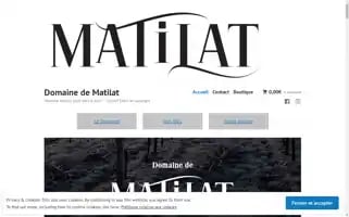 Domainedematilat.fr Screenshot 2024-05-18 13:23:31