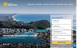 Goldcoasttouristparks.com Screenshot 2024-04-17 09:47:59
