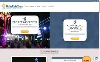 Livinglightshows.com Screenshot 2024-07-02 22:43:03