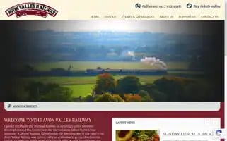 Avonvalleyrailway.org Screenshot 2024-07-02 03:27:14