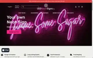 Ledneonsigns.eu Screenshot 2024-06-18 12:33:18