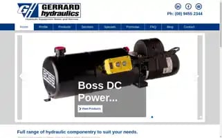 Gerrardhydraulics.com Screenshot 2024-05-22 01:40:55