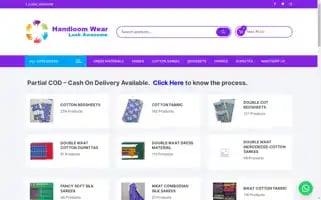 Handloomwear.in Screenshot 2024-06-27 18:07:36