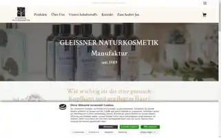Gleissner-naturkosmetik.de Screenshot 2024-05-22 11:39:22