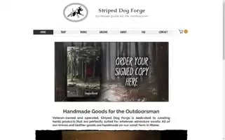 Stripeddogforge.com Screenshot 2024-04-18 17:50:00