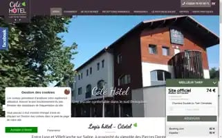 Cote-hotel.com Screenshot 2024-04-17 10:35:06