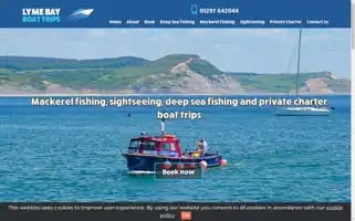 Lymebayboattrips.com Screenshot 2024-04-18 10:54:05