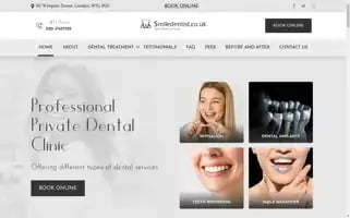 Smiledentist.co.uk Screenshot 2024-05-16 17:47:14