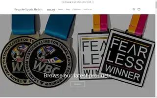 Bespokesportsmedals.store Screenshot 2024-05-03 22:38:02