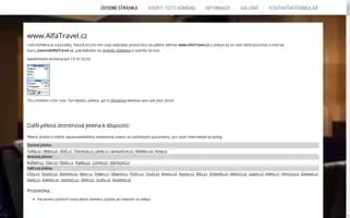 Alfatravel.cz Screenshot 2024-04-26 21:43:40
