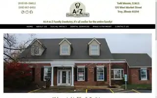 Atozfamilydentistry.com Screenshot 2024-05-08 15:06:47