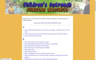 Childrensoutreachresources.com Screenshot 2024-05-15 17:22:16