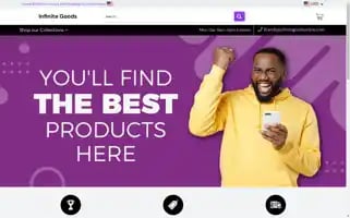 Infinitegoodsonline.com Screenshot 2024-05-04 01:04:08