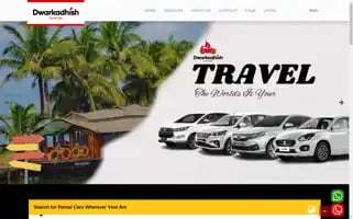 Dwarkadhishtourcab.com Screenshot 2024-04-27 01:28:43