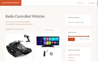 Radiocontrolledvehicles.co.uk Screenshot 2024-07-06 08:02:13