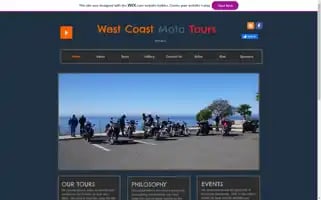 Westcoastmototours.com Screenshot 2024-04-19 11:40:45
