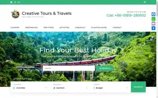 Creativetours.com.bd Screenshot 2024-04-17 03:47:20