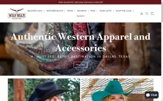 Wildbillswestern.com Screenshot 2024-05-15 03:11:31