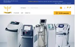 Medicallasersale.com Screenshot 2024-05-24 10:22:04