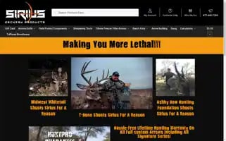 Siriusarchery.com Screenshot 2024-05-16 17:36:01