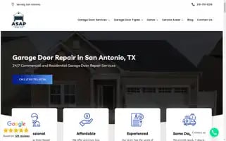 Asapgaragedoorstx.com Screenshot 2024-06-15 00:31:21