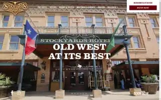 Stockyardshotel.com Screenshot 2024-04-19 06:20:05